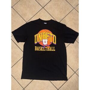 Undefeated Basketball T-Shirt Large Black Streetwear Graphic Tee UNDFTD